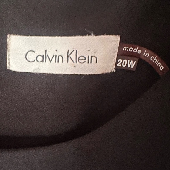 Calvin Klein Classic Black Sleeveless Midi Dress - Picture 3 of 4